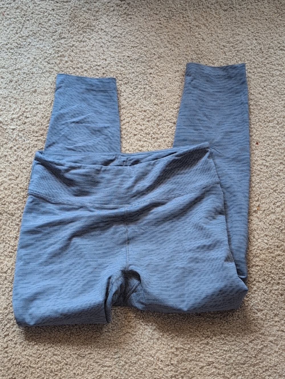 Outdoor Voices Heathered Slate Blue Leggings